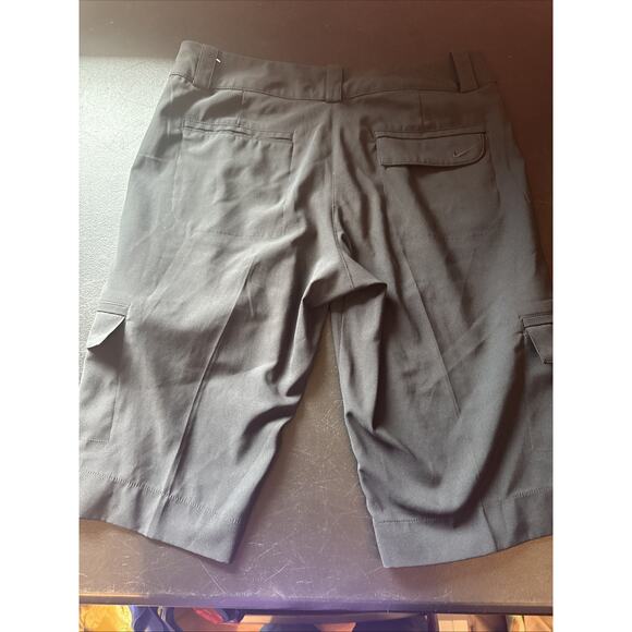 NIKE GOLF Black Active Outdoor Cotton Blend Stretch Golf Shorts SZ 4 - Picture 8 of 11